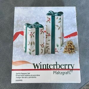 Pfaltzgraff Winterberry Salt & Pepper shakers